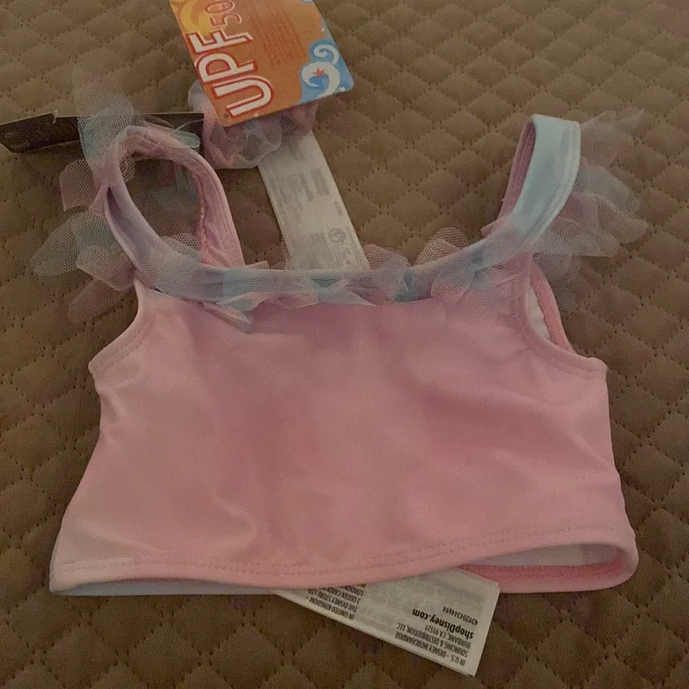 Disney Frozen‎ Elsa Kids Swim Top With Scrunchie